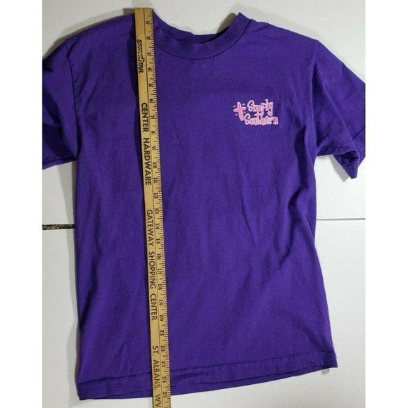 Purple Simply Southern S Small T-Shirt Jesus Christian EUC - Picture 7 of 7